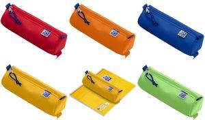 Oxford Schlamper-Rolle, Polyester, rund, groß, rot recyclebar, Farben passend zu den Oxford Collegeblöcken,