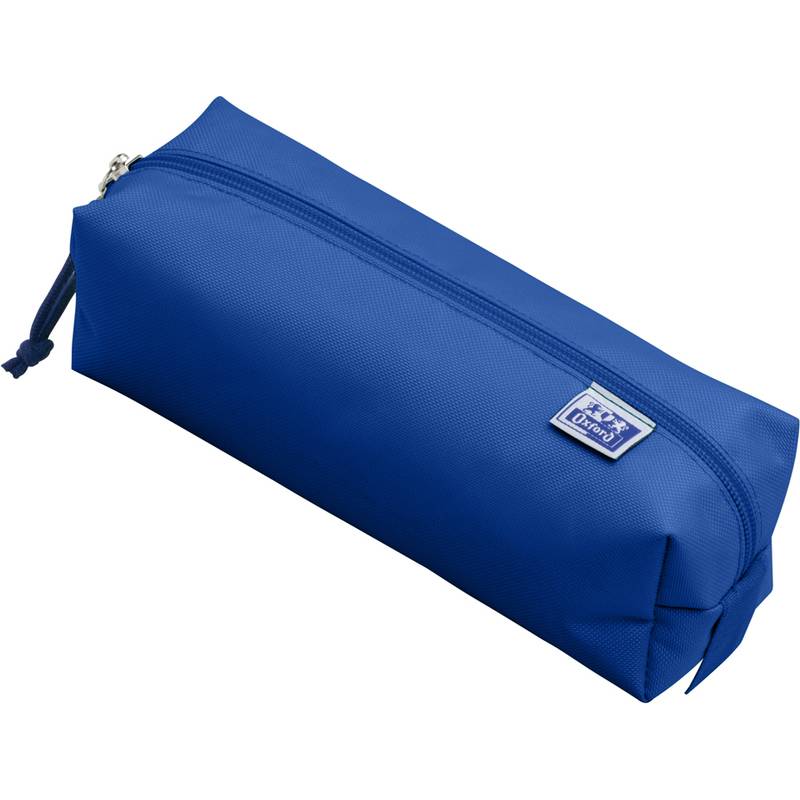 Oxford Schlamper-Etui, Polyester, rechteckig, groß, blau