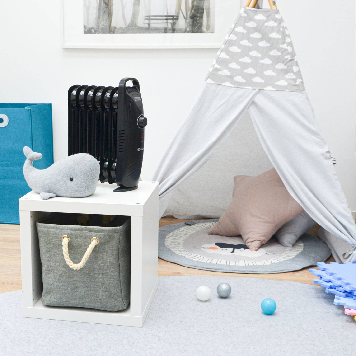 600W Ölradiator Energiesparend 7 Rippen 30x14x38 Heizkörper Radiator Elektrisch