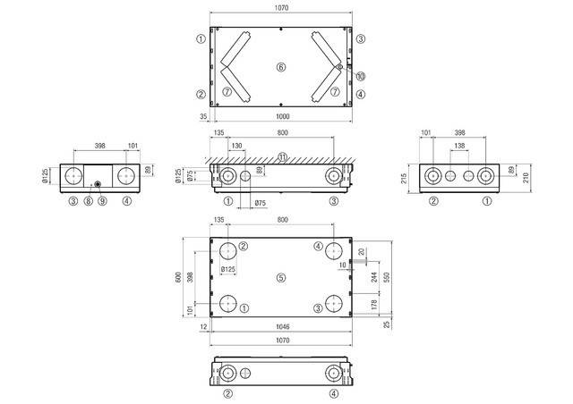 Maico Zentralgerät WS 120 Trio LR