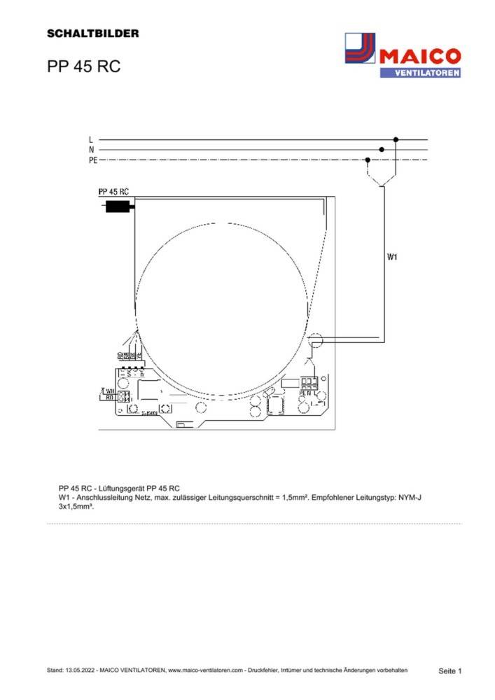 Maico Endmontage-Set PP 45 RC