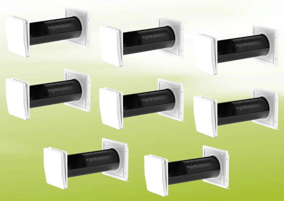 8x Inventer iV14 Zero Lüftungsset