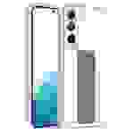 Cadorabo Schutzhülle für Samsung Galaxy S22 Hülle in Grau Etui TPU Silikon Case Cover Standfunktion