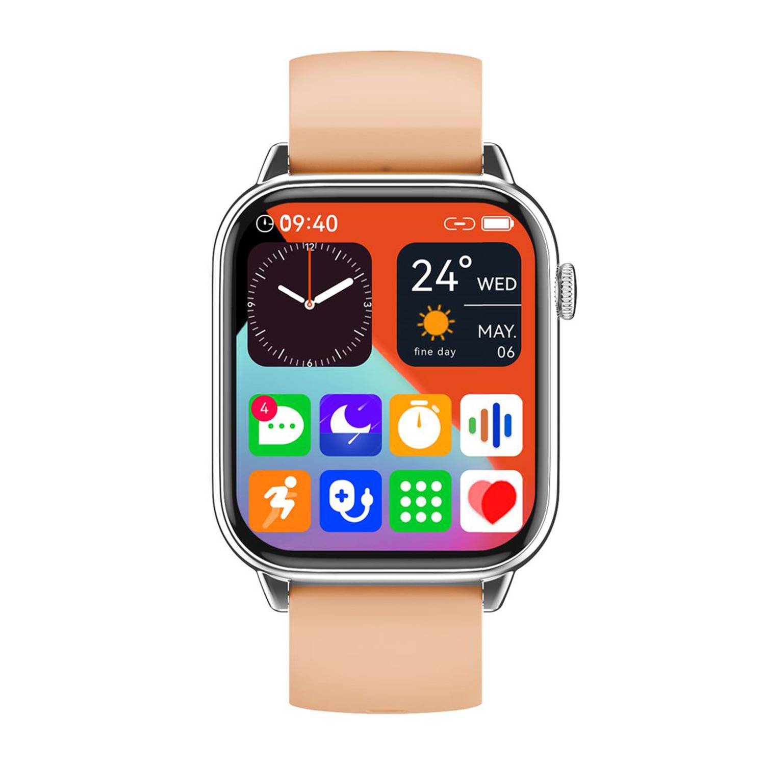 Atlanta 9724- Smartwatch, Fitnesstracker, mit Wettervorhersage und Schrittzähler