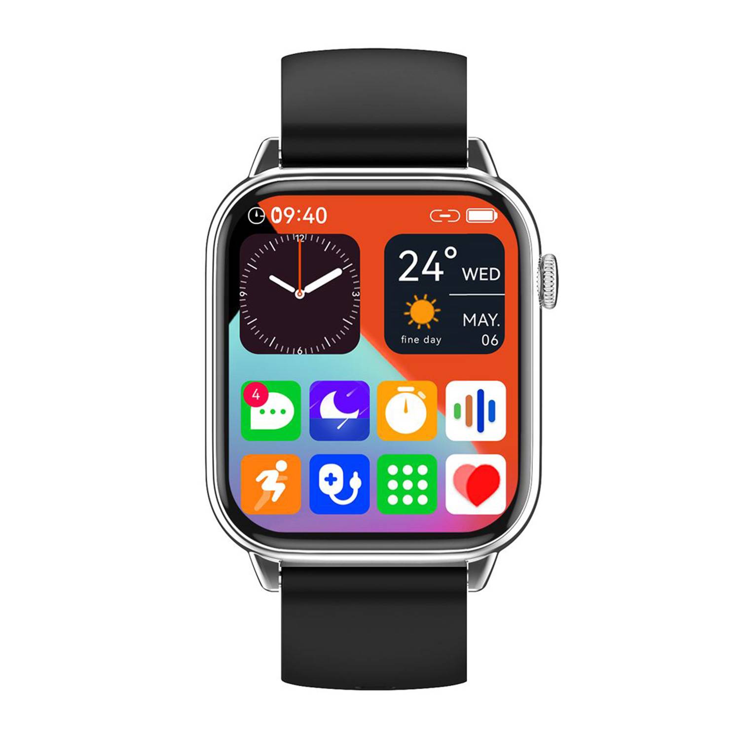 Atlanta 9724- Smartwatch, Fitnesstracker, mit Wettervorhersage und Schrittzähler