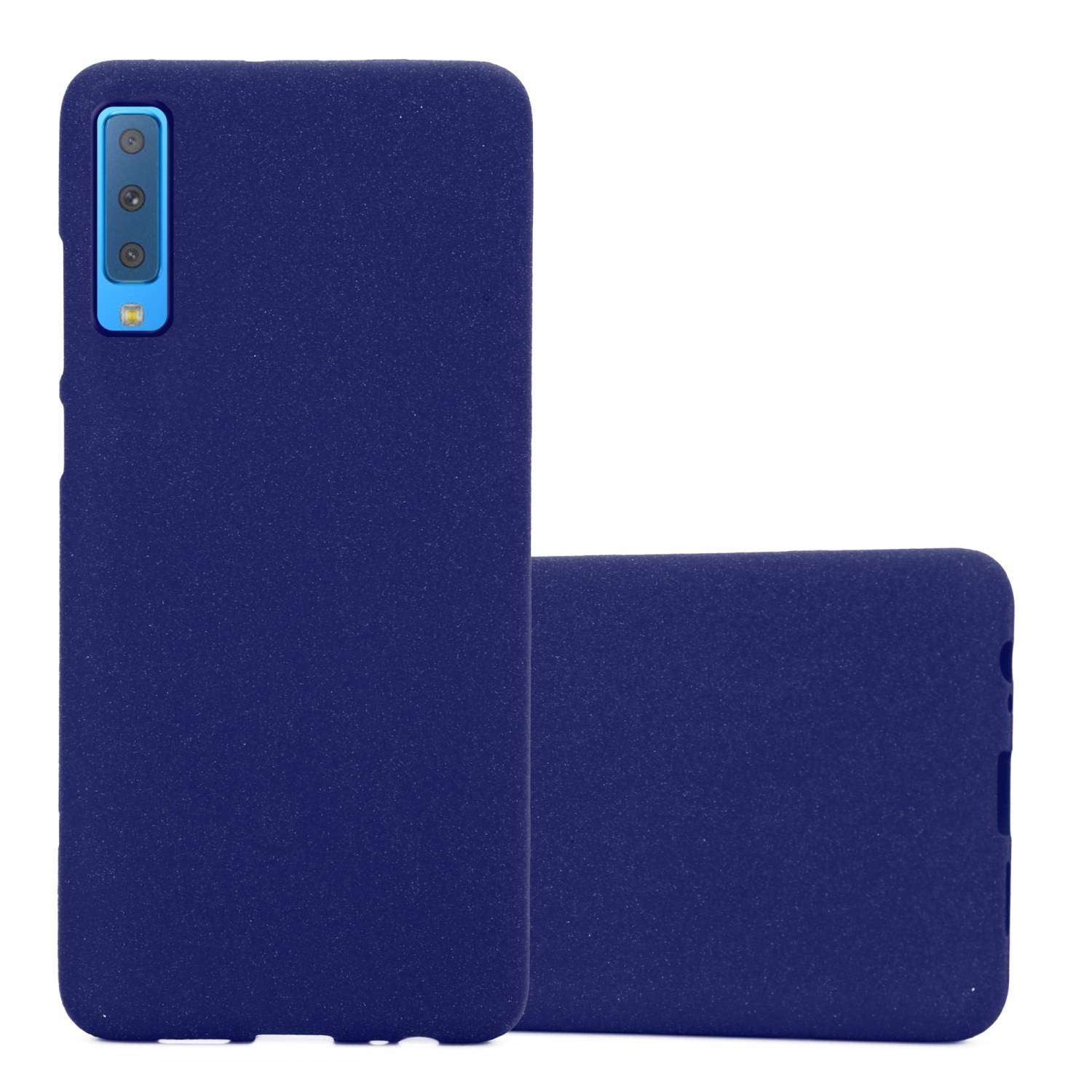 Cadorabo Schutzhülle für Samsung Galaxy A9 2018 Hülle in Blau Handyhülle TPU Etui Cover Case