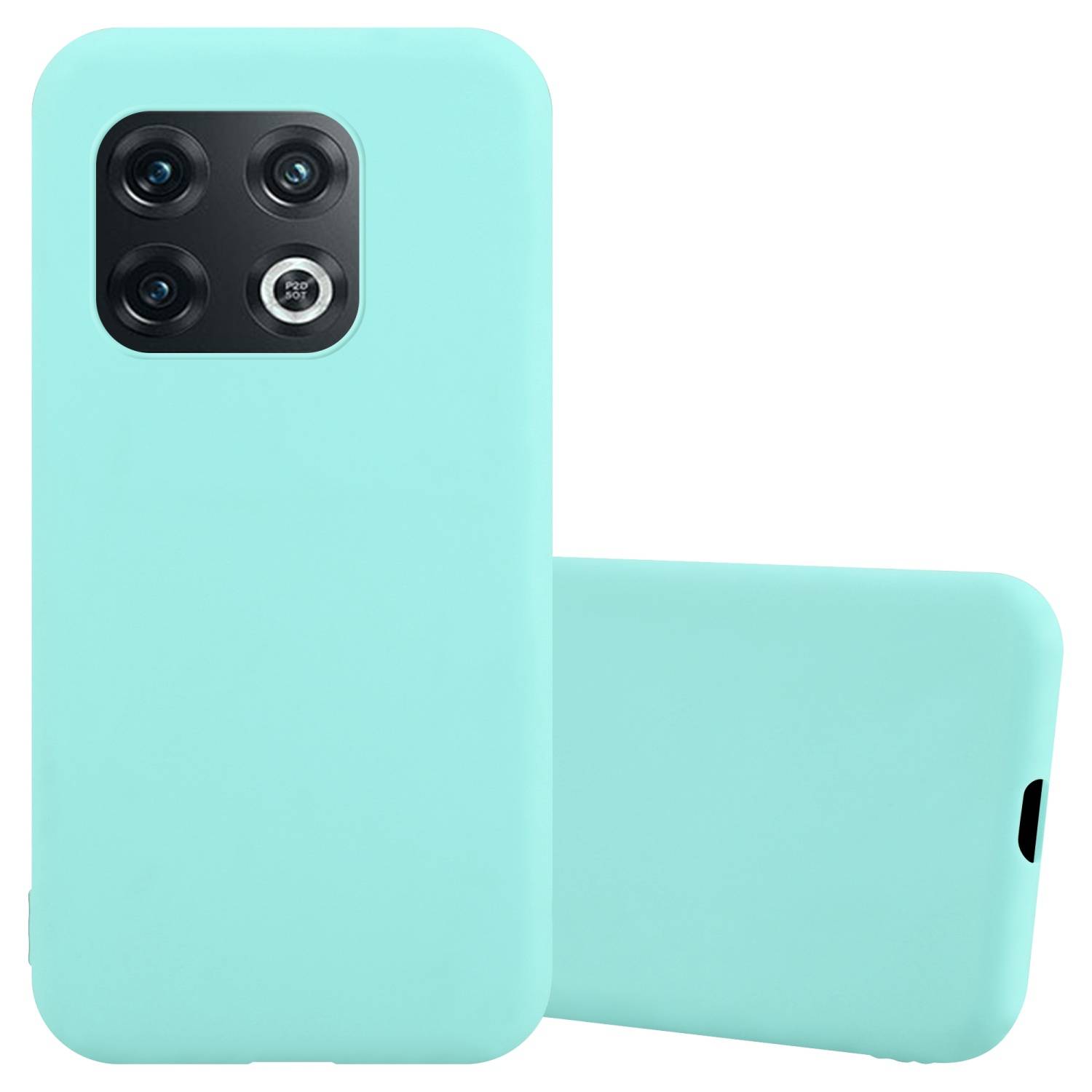 Cadorabo Hülle für OnePlus 10 PRO 5G Schutzhülle in Blau Handyhülle TPU Silikon Etui Case Cover