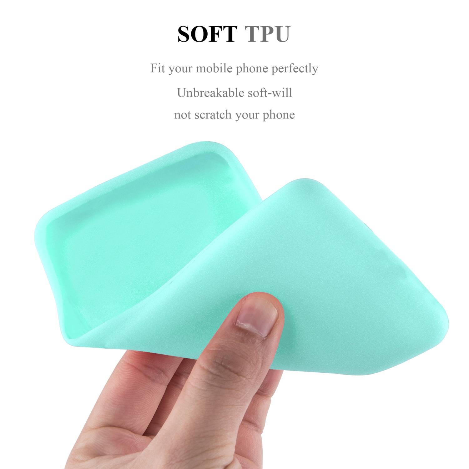 Cadorabo Hülle für OnePlus 10 PRO 5G Schutzhülle in Blau Handyhülle TPU Silikon Etui Case Cover