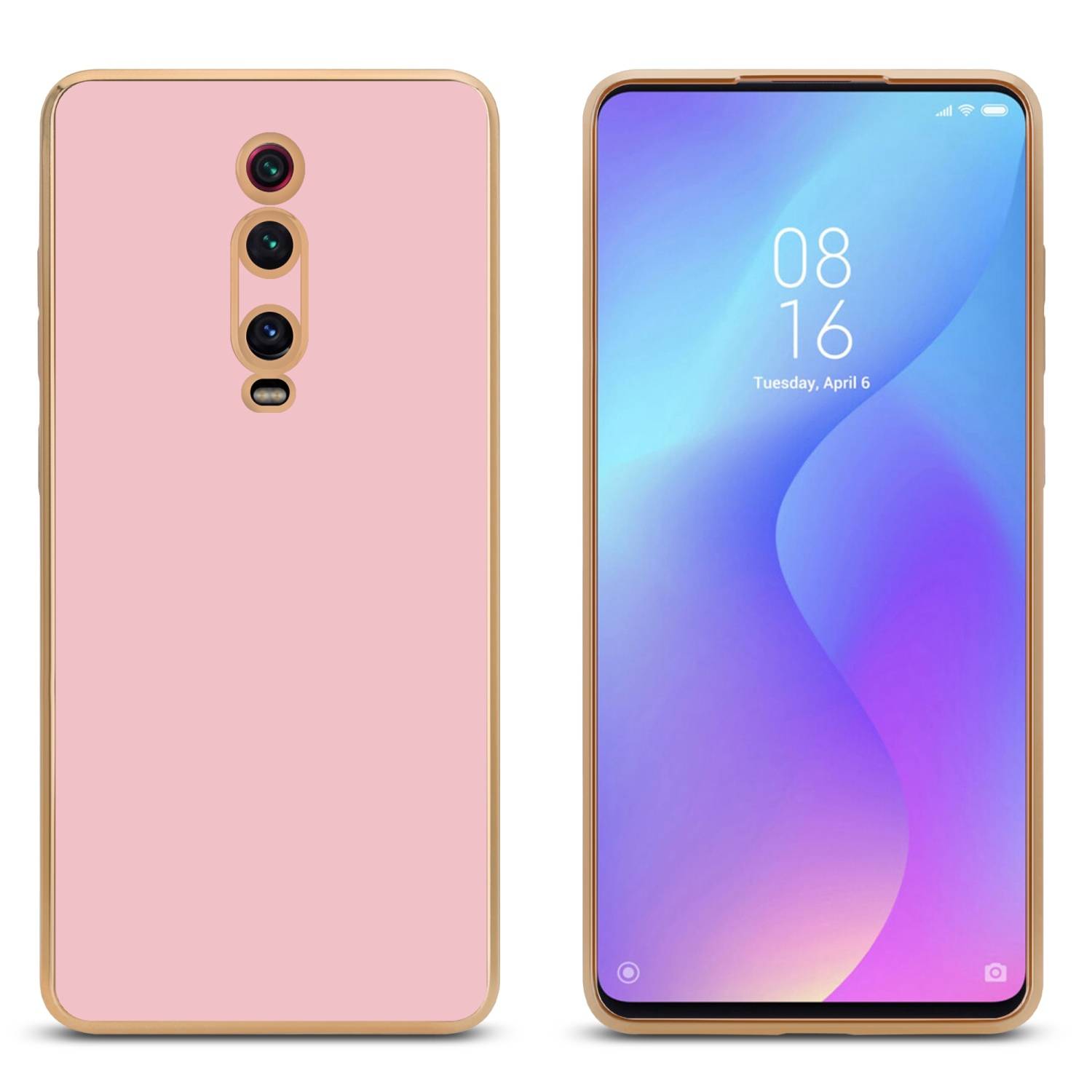 Cadorabo Schutzhülle für Xiaomi Mi 9T / Mi 9T PRO / RedMi K20 / RedMi K20 PRO Hülle in Rosa Handyhülle TPU Silikon