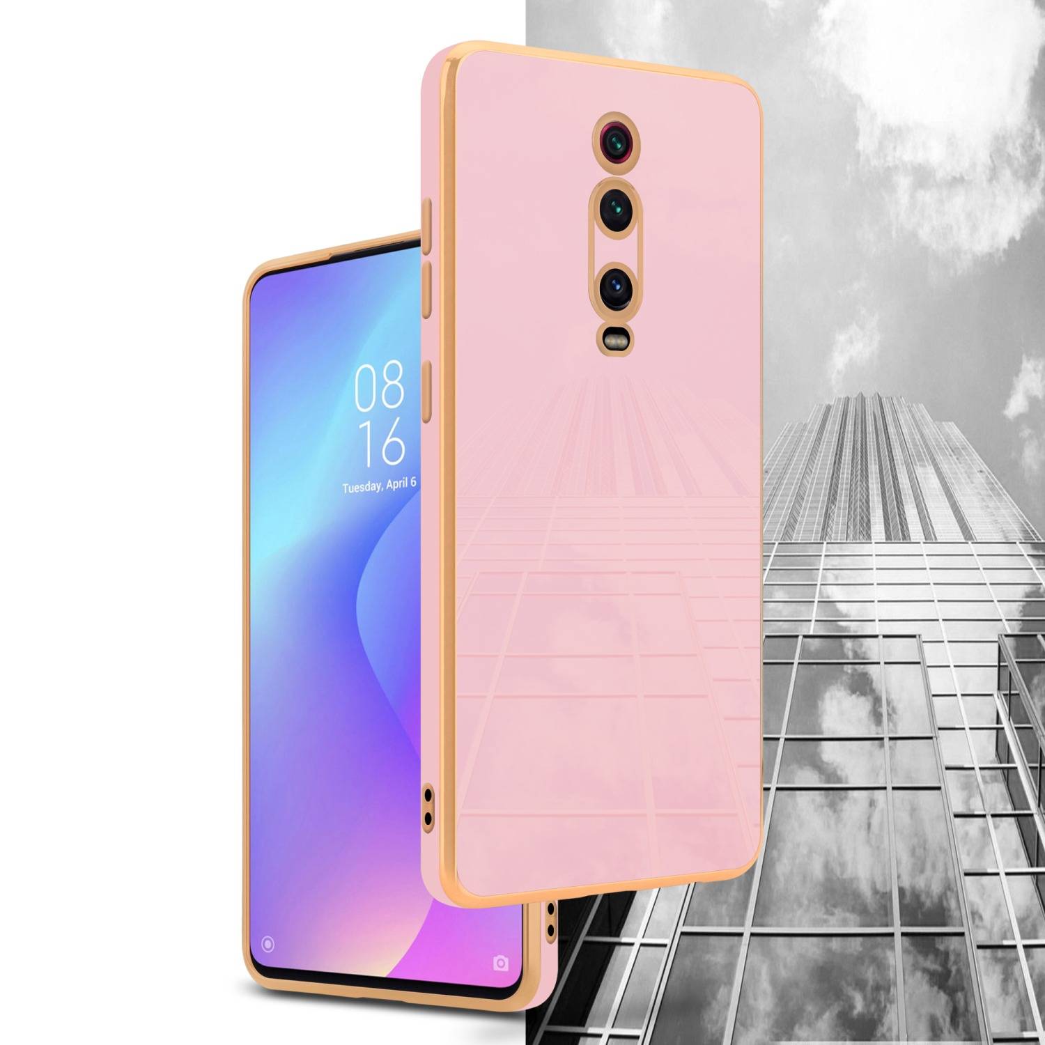 Cadorabo Schutzhülle für Xiaomi Mi 9T / Mi 9T PRO / RedMi K20 / RedMi K20 PRO Hülle in Rosa Handyhülle TPU Silikon