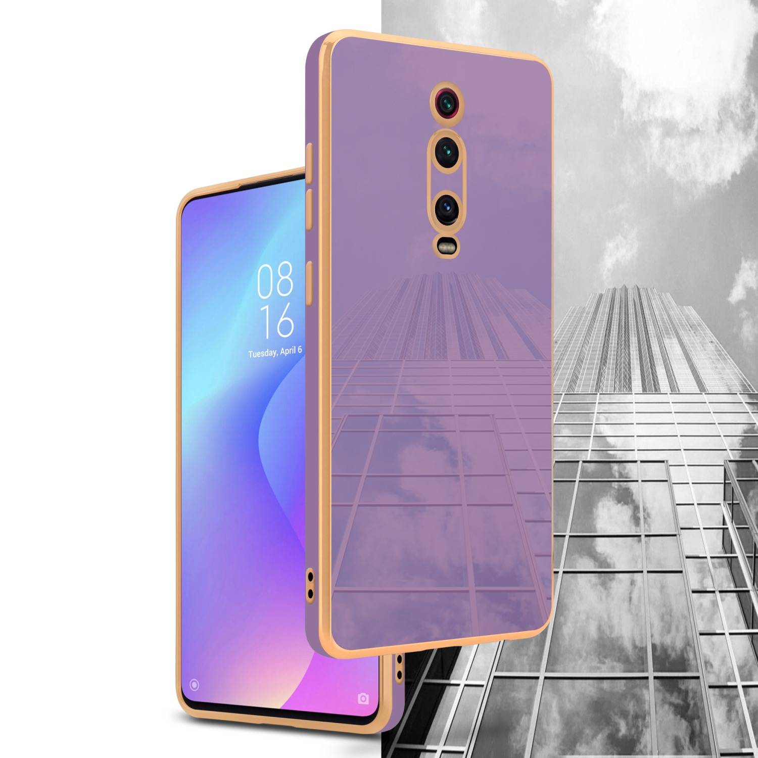 Cadorabo Schutzhülle für Xiaomi Mi 9T / Mi 9T PRO / RedMi K20 / RedMi K20 PRO Hülle in Lila Handyhülle TPU Silikon