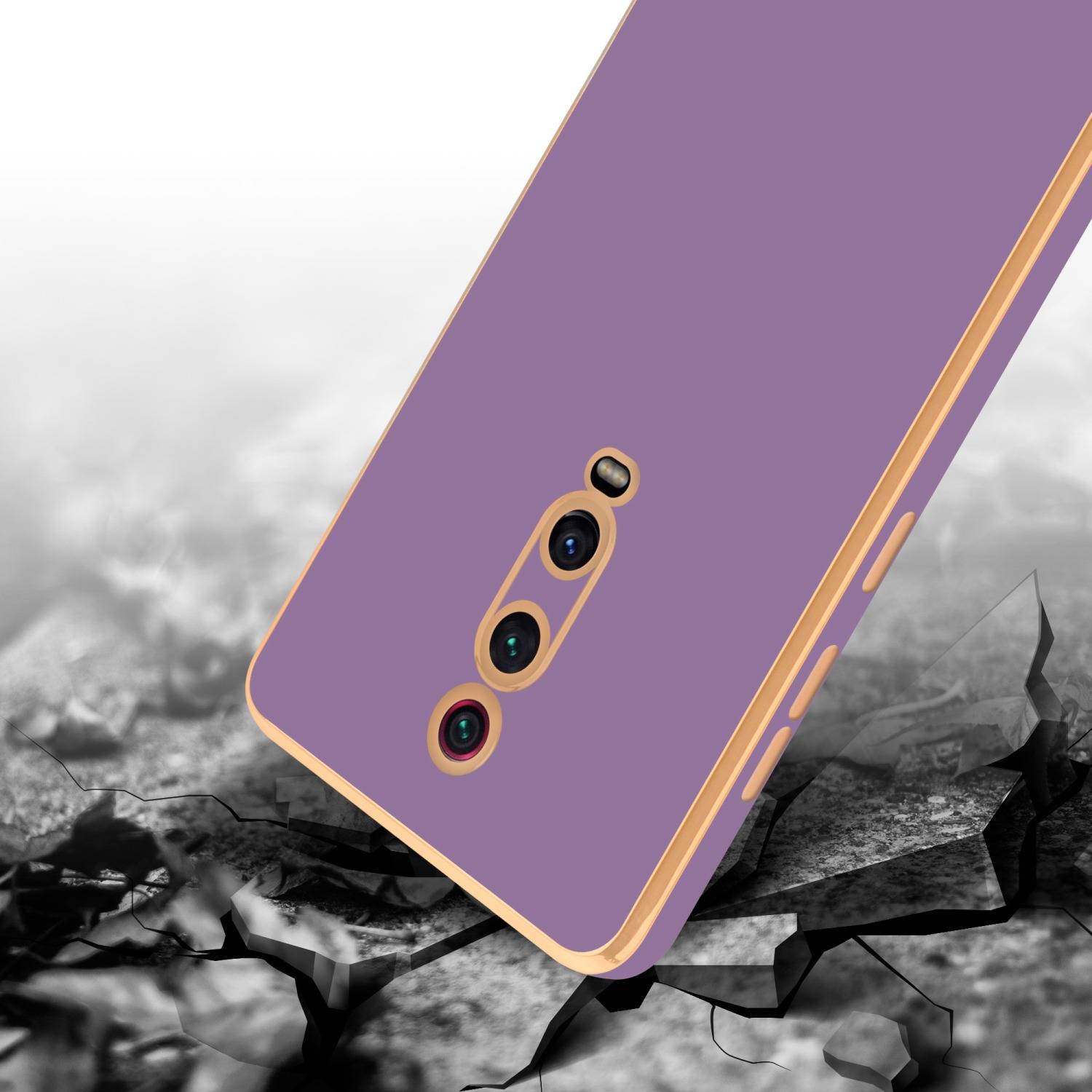 Cadorabo Schutzhülle für Xiaomi Mi 9T / Mi 9T PRO / RedMi K20 / RedMi K20 PRO Hülle in Lila Handyhülle TPU Silikon