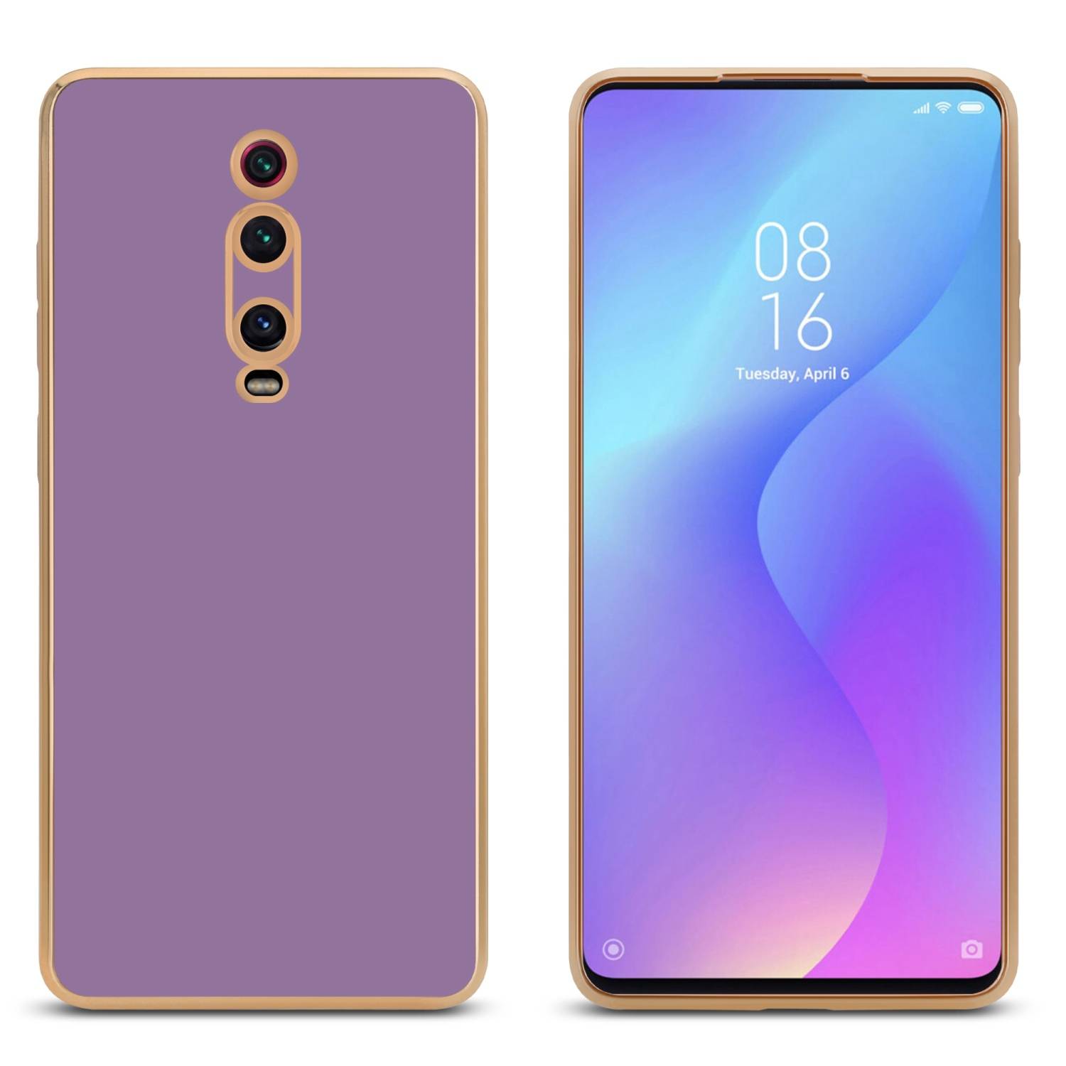 Cadorabo Schutzhülle für Xiaomi Mi 9T / Mi 9T PRO / RedMi K20 / RedMi K20 PRO Hülle in Lila Handyhülle TPU Silikon