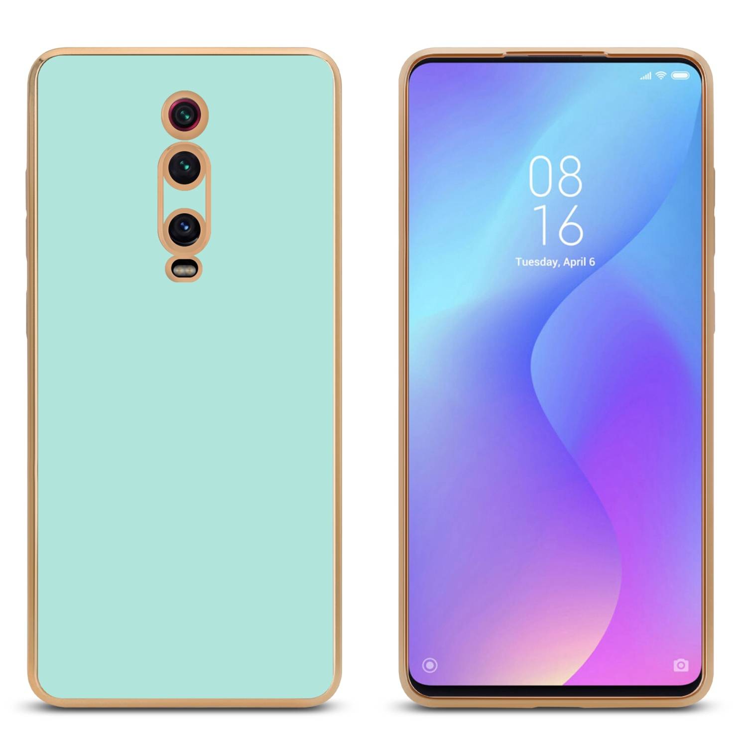 Cadorabo Schutzhülle für Xiaomi Mi 9T / Mi 9T PRO / RedMi K20 / RedMi K20 PRO Hülle in Grün Handyhülle TPU Silikon