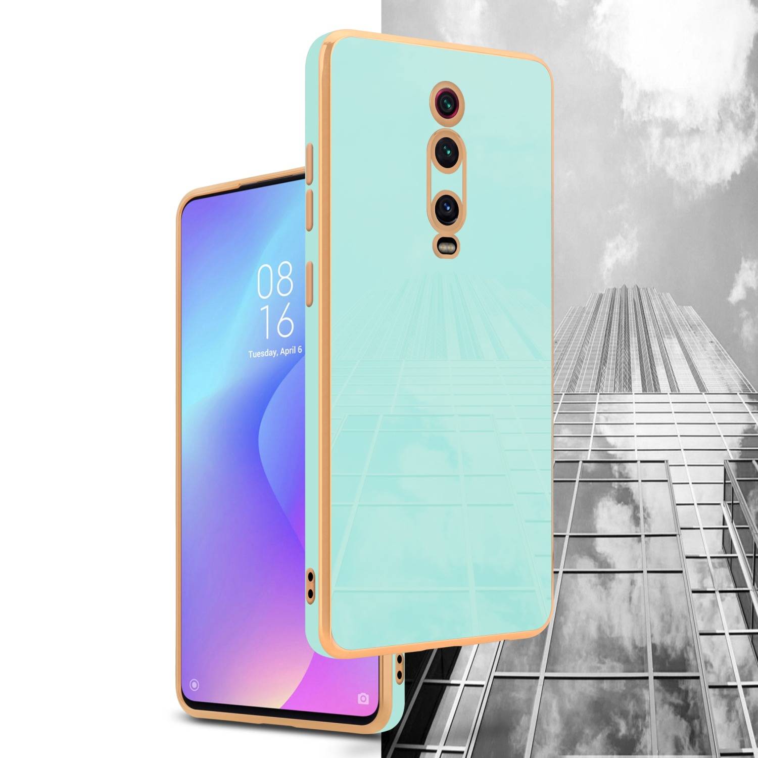 Cadorabo Schutzhülle für Xiaomi Mi 9T / Mi 9T PRO / RedMi K20 / RedMi K20 PRO Hülle in Grün Handyhülle TPU Silikon