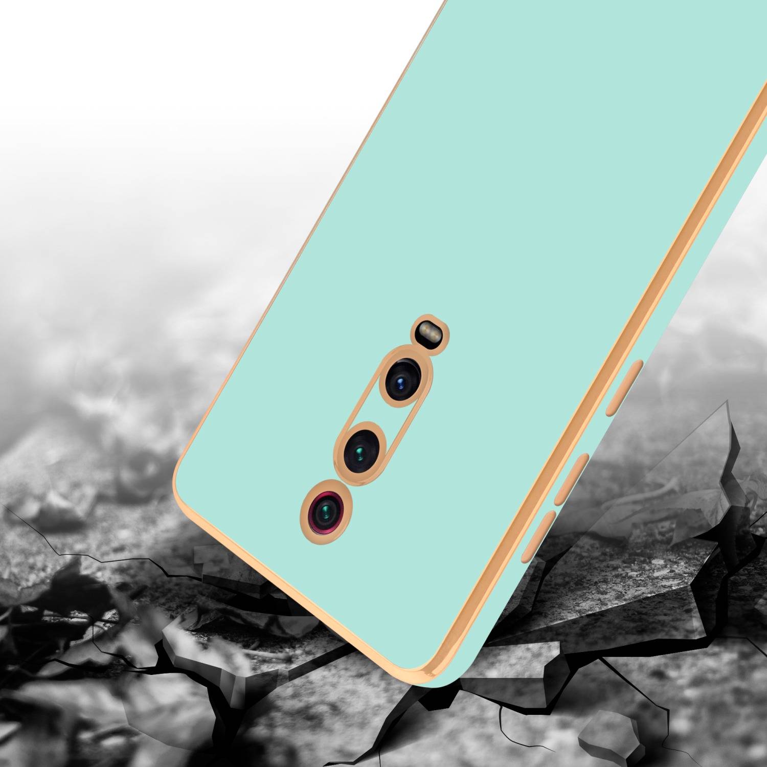 Cadorabo Schutzhülle für Xiaomi Mi 9T / Mi 9T PRO / RedMi K20 / RedMi K20 PRO Hülle in Grün Handyhülle TPU Silikon