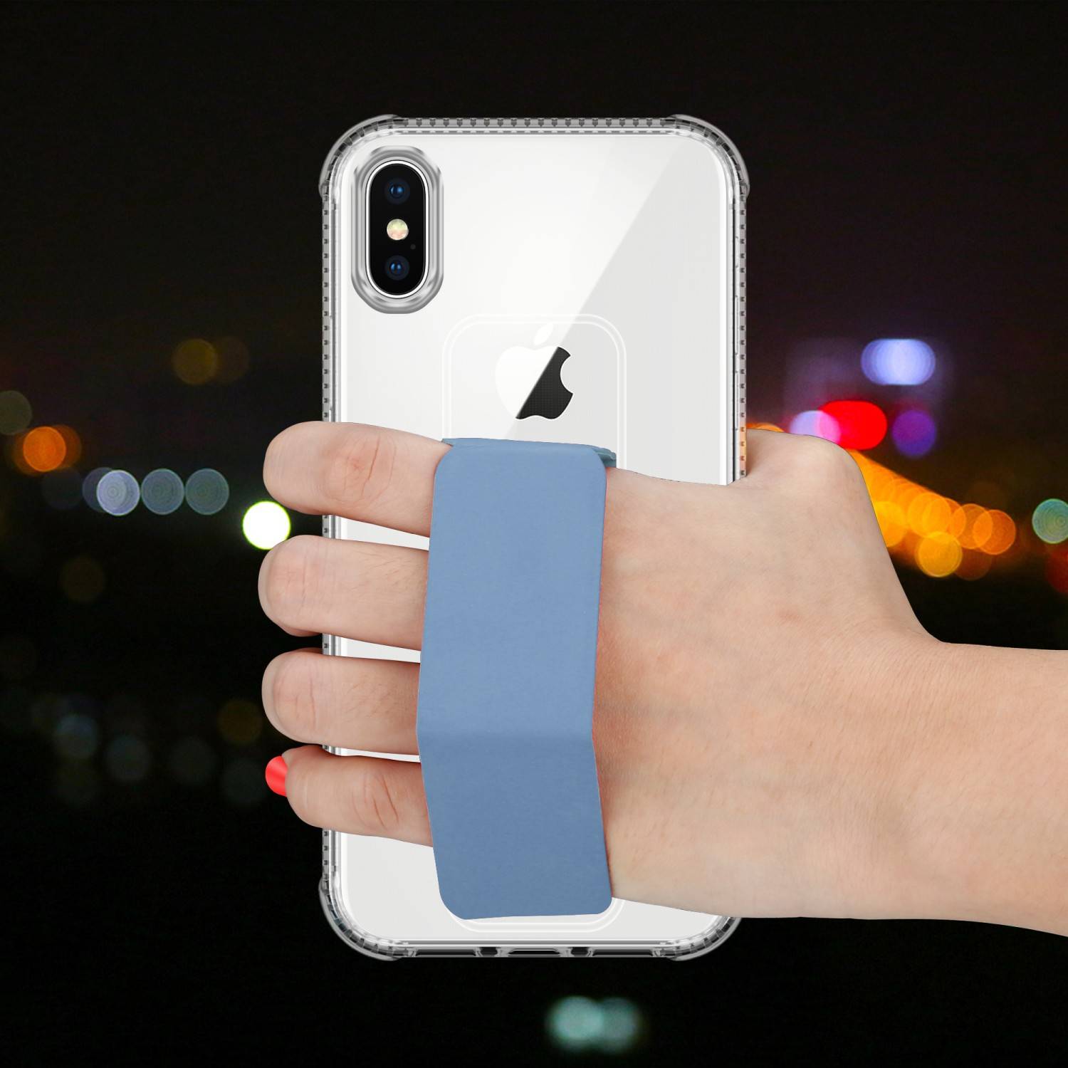 Cadorabo Schutzhülle für Apple iPhone XS MAX Hülle in Blau Etui TPU Silikon Case Cover Standfunktion
