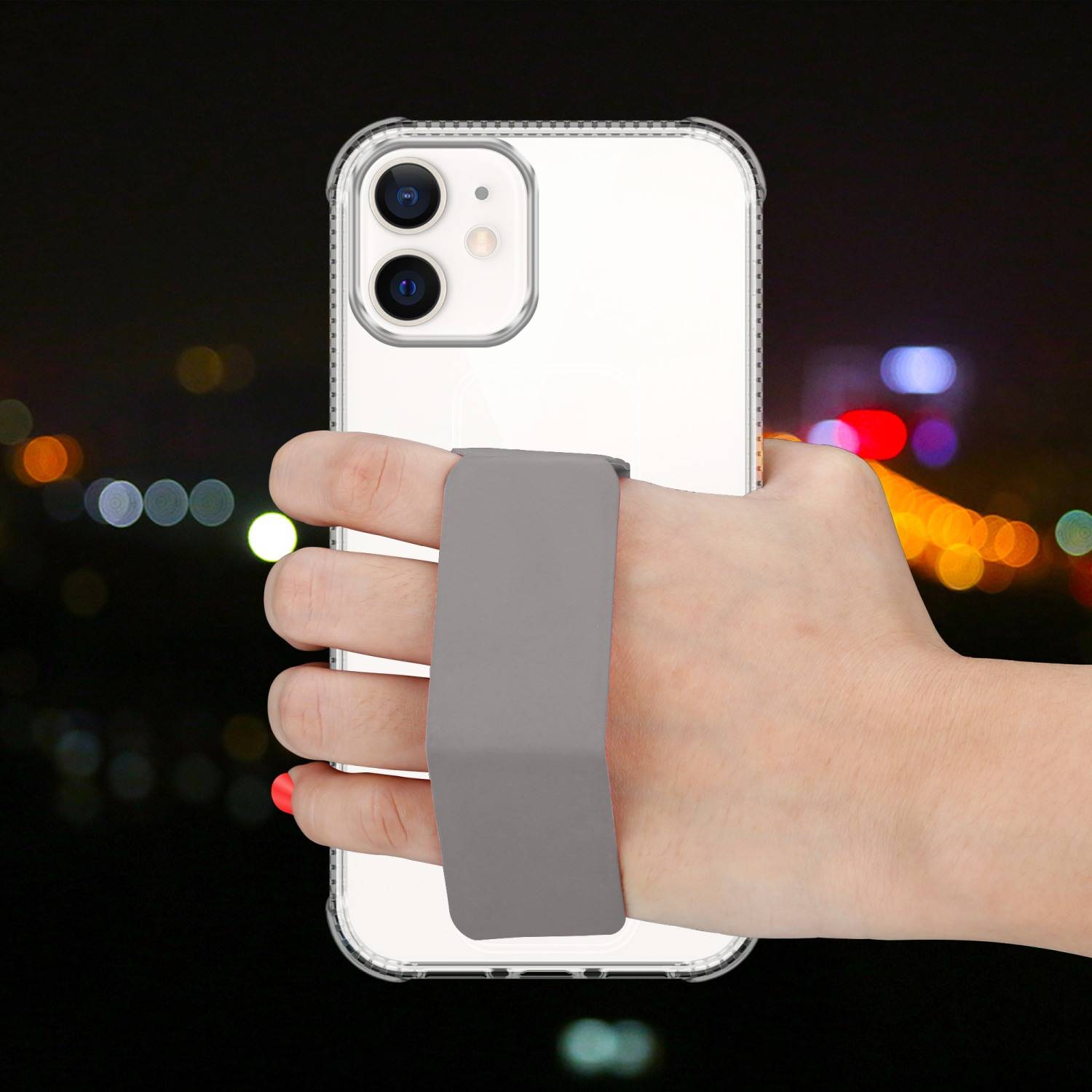 Cadorabo Schutzhülle für Apple iPhone 11 Hülle in Grau Etui TPU Silikon Case Cover Standfunktion