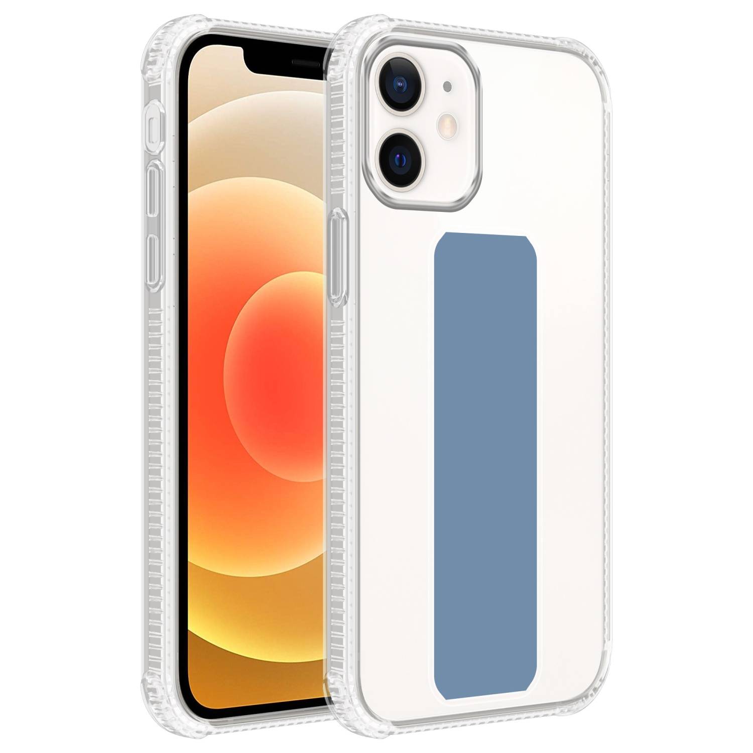 Cadorabo Schutzhülle für Apple iPhone 11 Hülle in Blau Etui TPU Silikon Case Cover Standfunktion