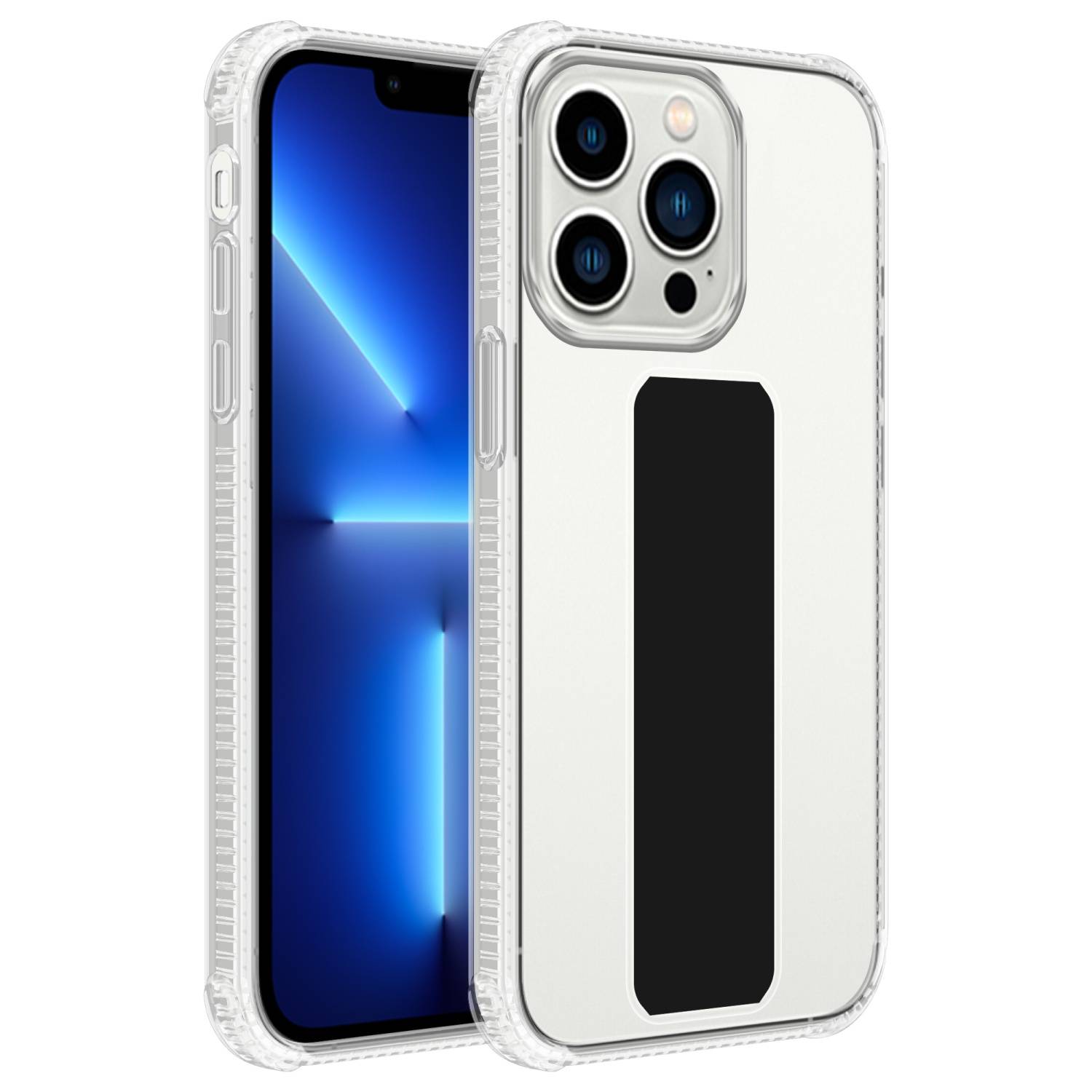 Cadorabo Schutzhülle für Apple iPhone 11 PRO Hülle in Schwarz Etui TPU Silikon Case Cover Standfunktion