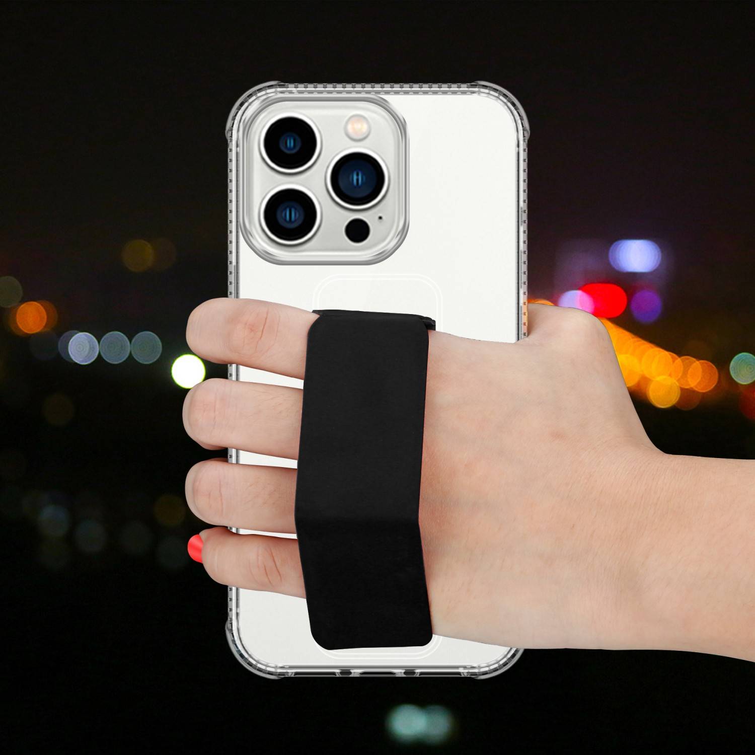 Cadorabo Schutzhülle für Apple iPhone 12 / 12 PRO Hülle in Schwarz Etui TPU Silikon Case Cover Standfunktion