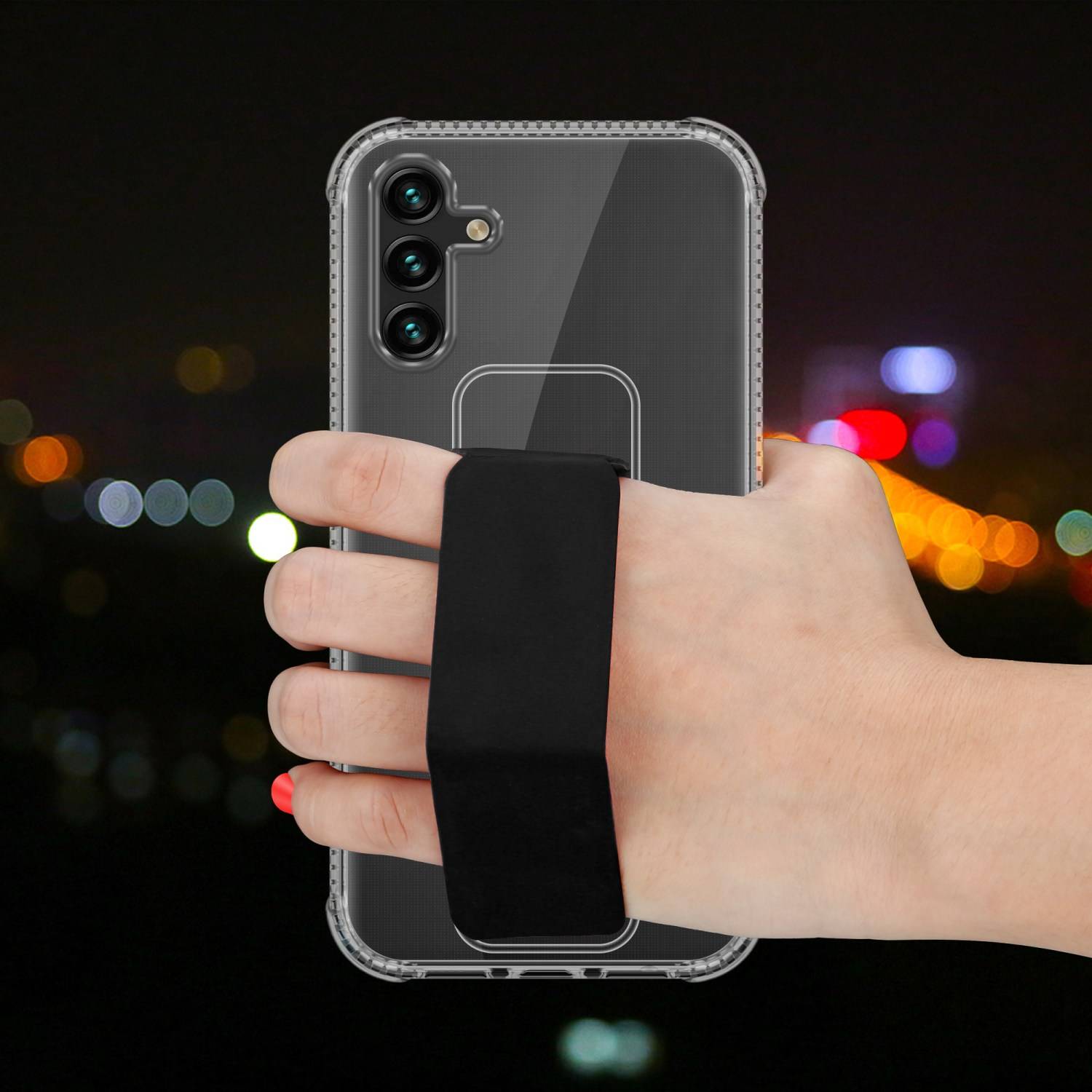 Cadorabo Schutzhülle für Samsung Galaxy A13 5G Hülle in Schwarz Etui TPU Silikon Case Cover Standfunktion