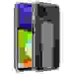 Cadorabo Schutzhülle für Samsung Galaxy A22 4G / M22 / M32 4G Hülle in Grau Etui TPU Silikon Case Cover Standfunktion