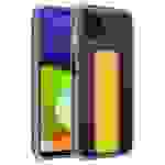 Cadorabo Schutzhülle für Samsung Galaxy A22 4G / M22 / M32 4G Hülle in Gelb Etui TPU Silikon Case Cover Standfunktion