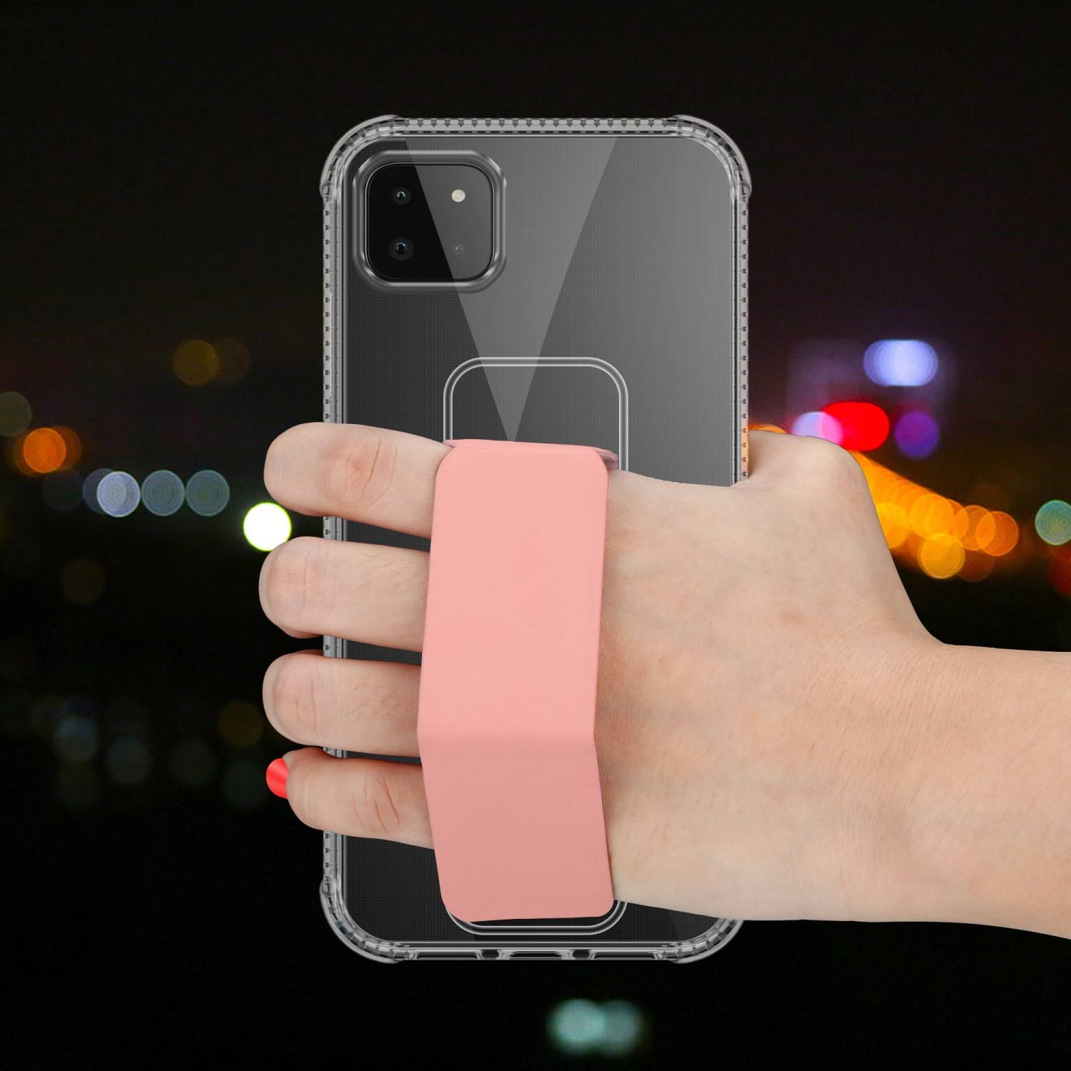 Cadorabo Schutzhülle für Samsung Galaxy A22 5G Hülle in Rosa Etui TPU Silikon Case Cover Standfunktion