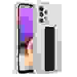 Cadorabo Schutzhülle für Samsung Galaxy A33 5G Hülle in Schwarz Etui TPU Silikon Case Cover Standfunktion