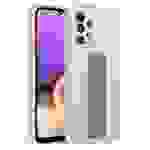 Cadorabo Schutzhülle für Samsung Galaxy A33 5G Hülle in Grau Etui TPU Silikon Case Cover Standfunktion