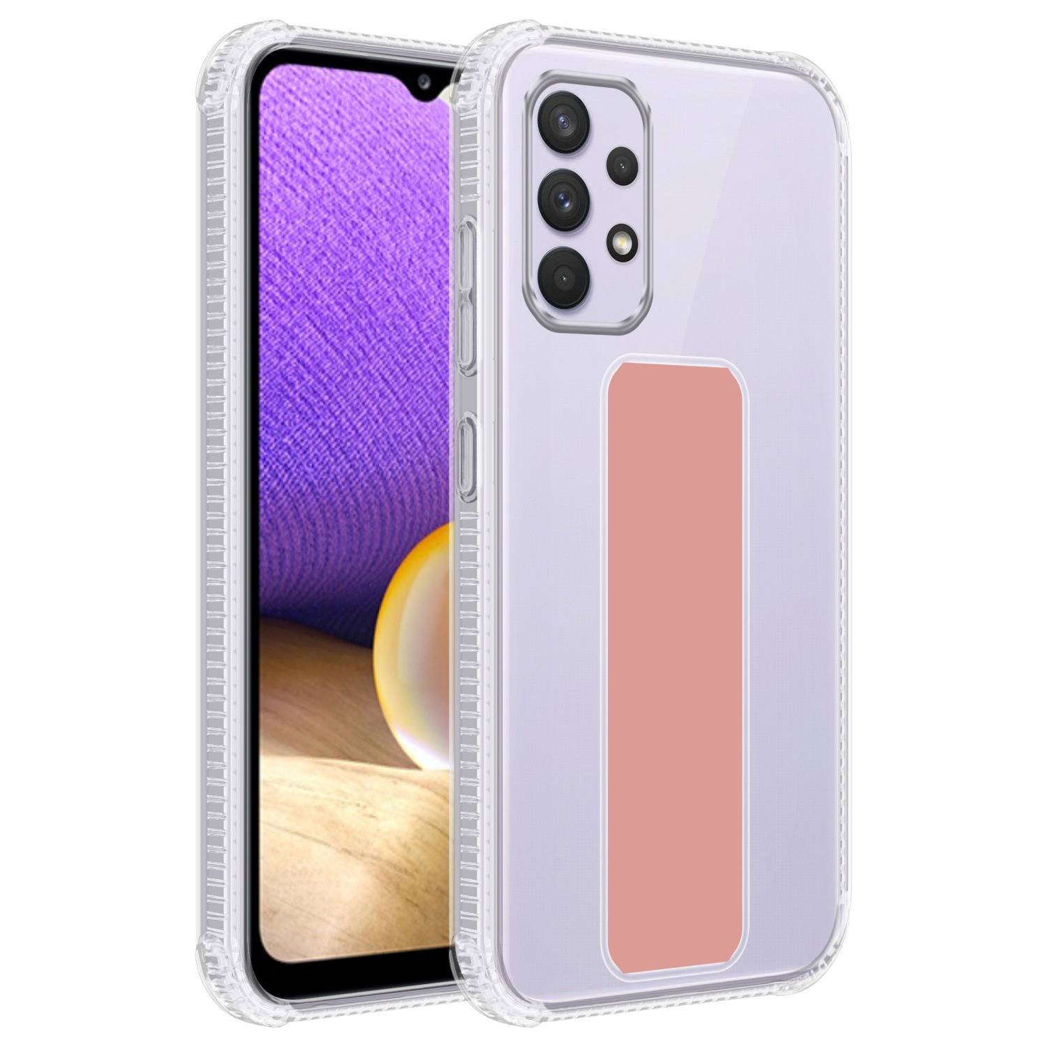 Cadorabo Schutzhülle für Samsung Galaxy A33 5G Hülle in Rosa Etui TPU Silikon Case Cover Standfunktion