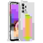 Cadorabo Schutzhülle für Samsung Galaxy A33 5G Hülle in Gelb Etui TPU Silikon Case Cover Standfunktion