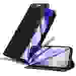 Cadorabo Hülle für Apple iPhone 14 PRO Schutz Hülle in Schwarz Handyhülle Etui Case Cover Magnetverschluss
