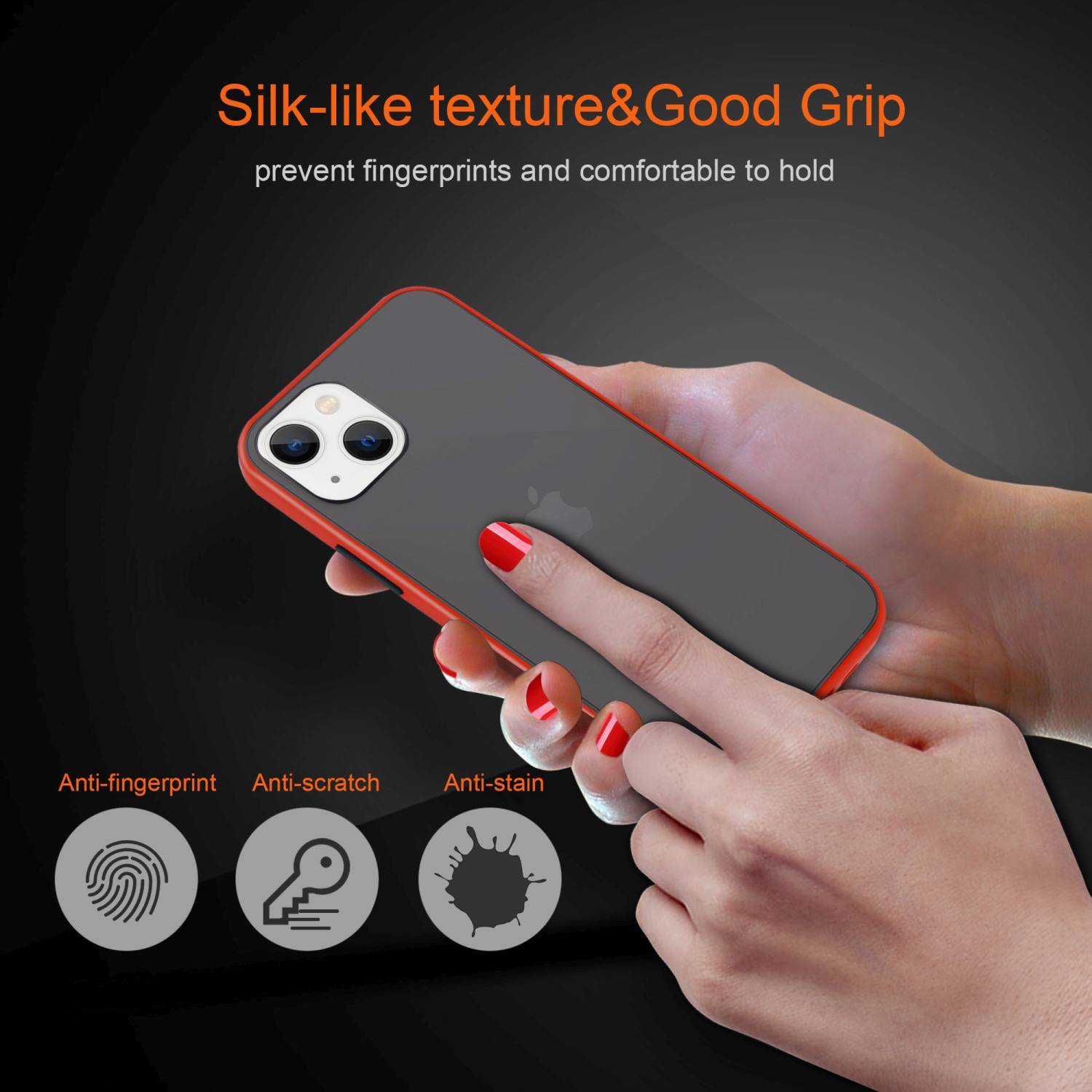 Cadorabo Hülle für Apple iPhone 14 Schutz Hülle in Transparent Handyhülle Hybrid Schutzhülle Etui TPU Silikon