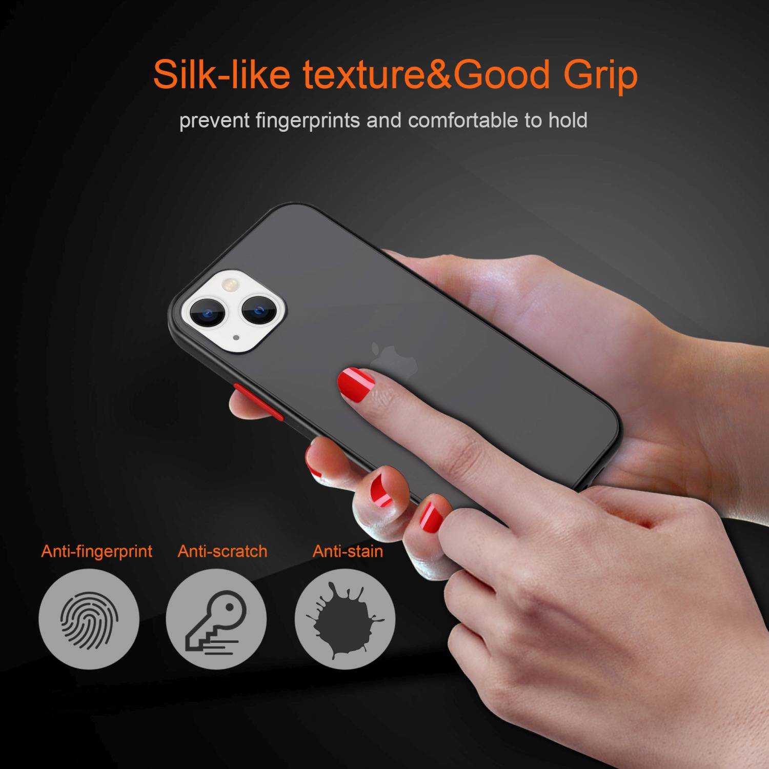 Cadorabo Hülle für Apple iPhone 14 PLUS Schutz Hülle in Transparent Handyhülle Hybrid Schutzhülle Etui TPU Silikon