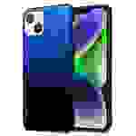 Cadorabo Hülle für Apple iPhone 14 Schutz Hülle in Schwarz Handyhülle TPU Etui Cover Case Tempered Glas