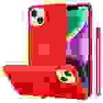 Cadorabo Hülle für Apple iPhone 14 PLUS Schutz Hülle in Rot Handyhülle TPU Etui Case Cover