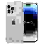 Cadorabo Hülle für Apple iPhone 14 PRO Schutz Hülle in Transparent Handyhülle TPU Etui Glitter Cover Case Glitzer