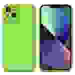 Cadorabo Hülle für Apple iPhone 14 Schutz Hülle in Grün TPU Silikon Etui Case Handyhülle