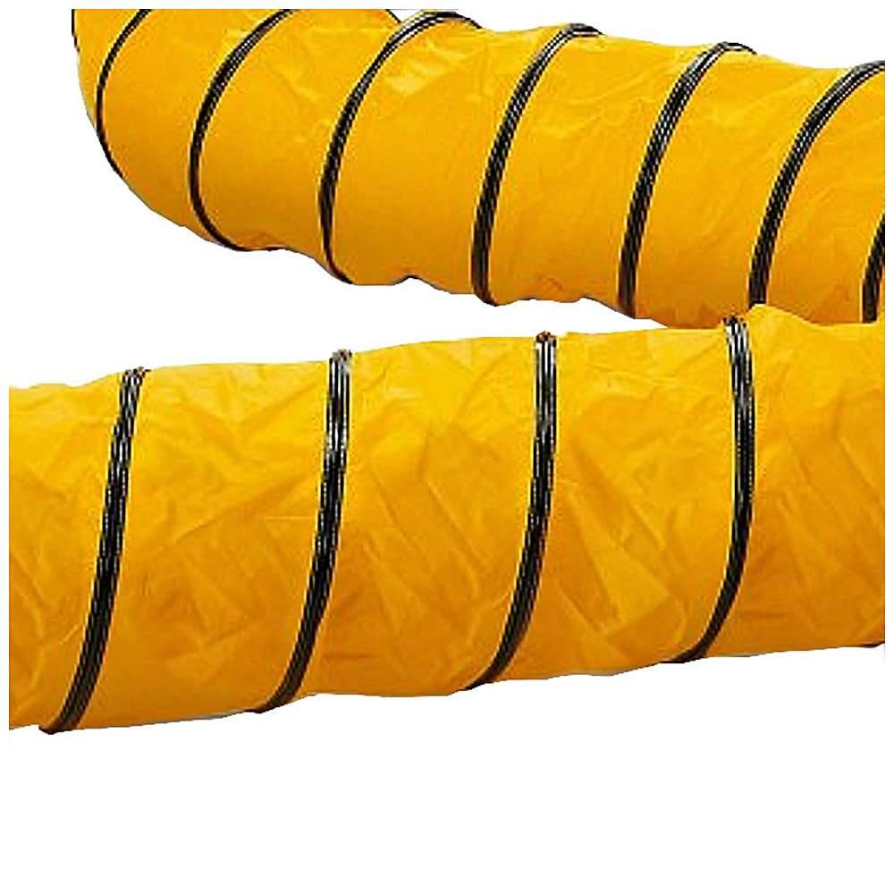 Warmluftschlauch Ø 305 mm - 7,6 m lang - bis 175 °C Lufttemperatur - inklusive Befestigungsgurt