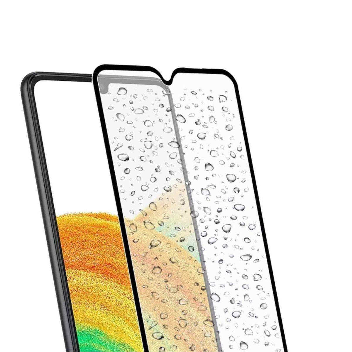 Für Nokia G22 3D Premium 0,3 mm H9 Hart Glas Schwarz Folie Schutz Hülle Zubehör Neu