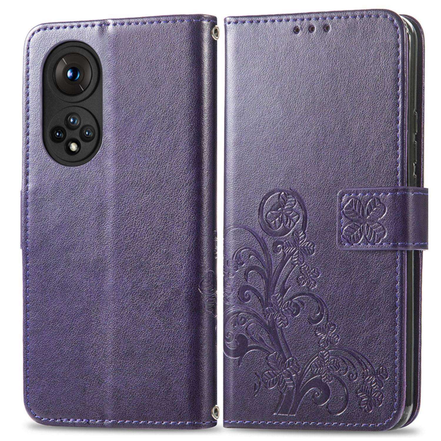 Hülle kompatibel mit Honor Honor 50 Kunstleder Handyhülle - Handy Case Violett