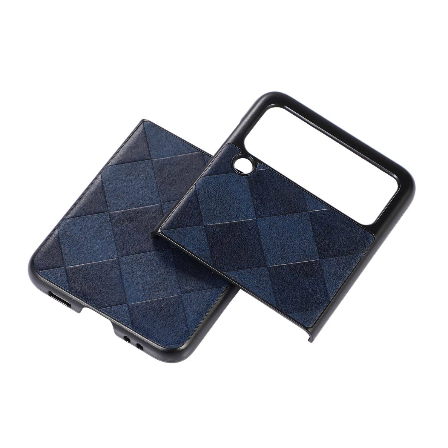 Hülle kompatibel mit Samsung Galaxy Z Flip3 5G Kunststoff Soft Handyhülle - Handy Case Blau