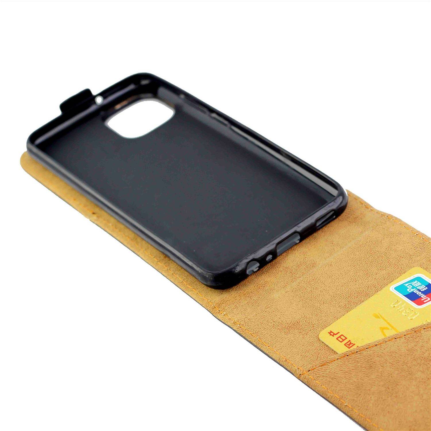 Hülle kompatibel mit Samsung Galaxy A03 Kunstleder Handyhülle - Handy Case Schwarz