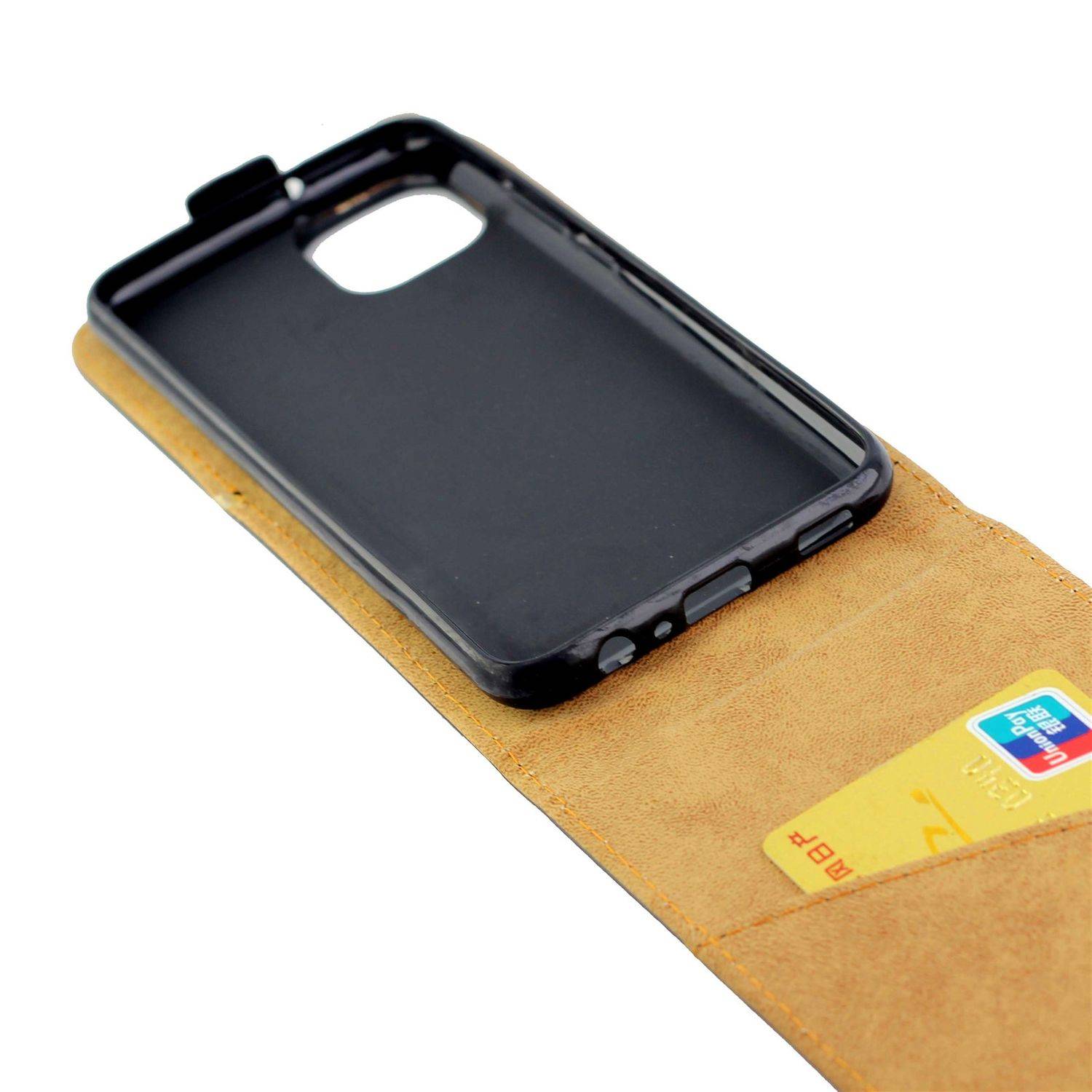 Hülle kompatibel mit Samsung Galaxy A03 Core Kunstleder Handyhülle - Handy Case Schwarz