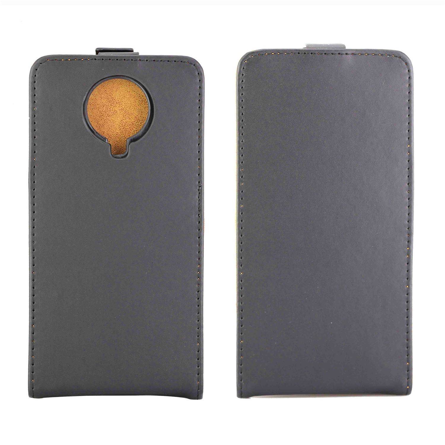 Hülle kompatibel mit Nokia G10 / G20 Kunstleder Handyhülle - Handy Case Schwarz