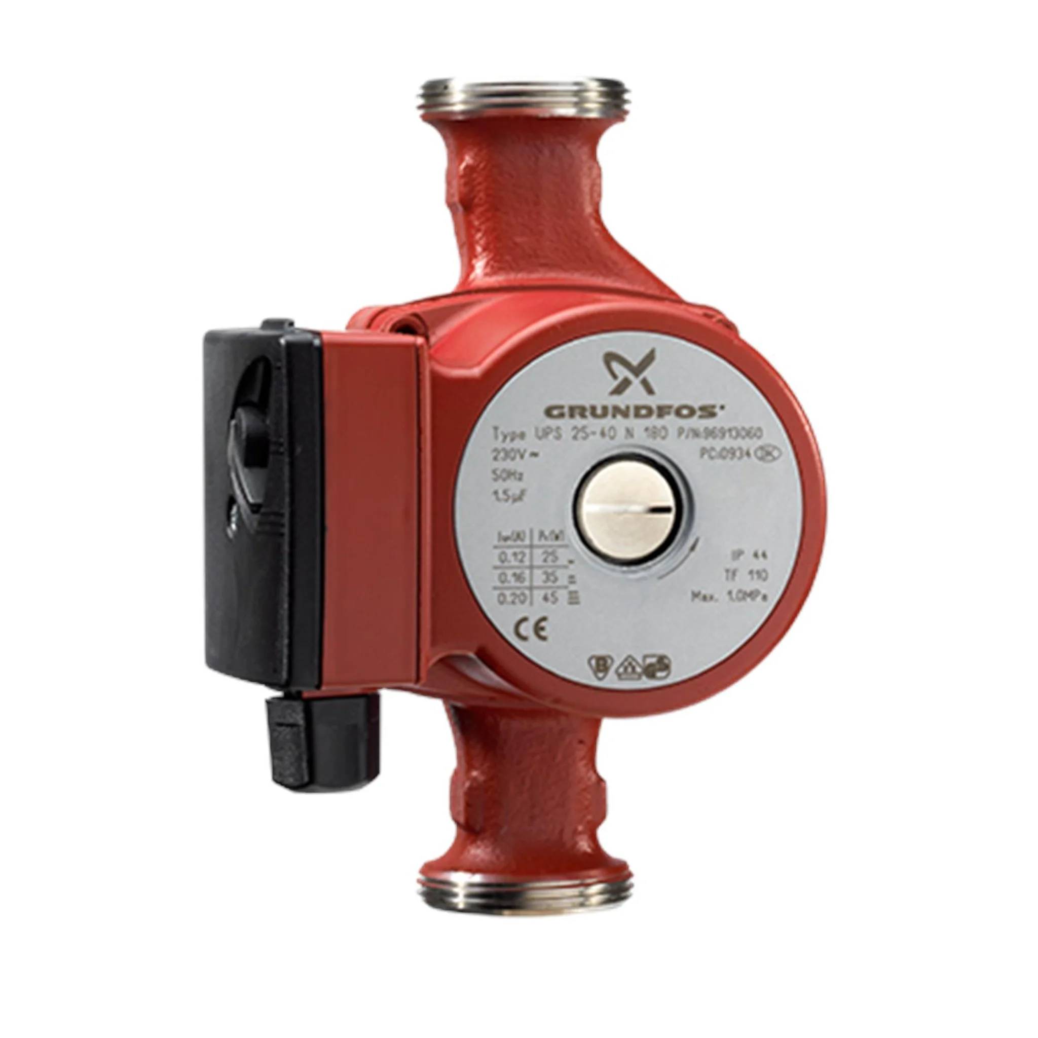 Grundfos Zirkulationspumpe UPS 25-60 N 180mm 1x230V G1_1/2, 1 Stk.