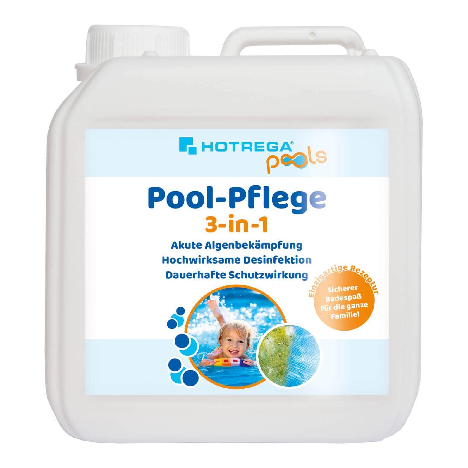 HOTREGA Pool-Pflege 3in1 Konzentrat Sets - Menge:4