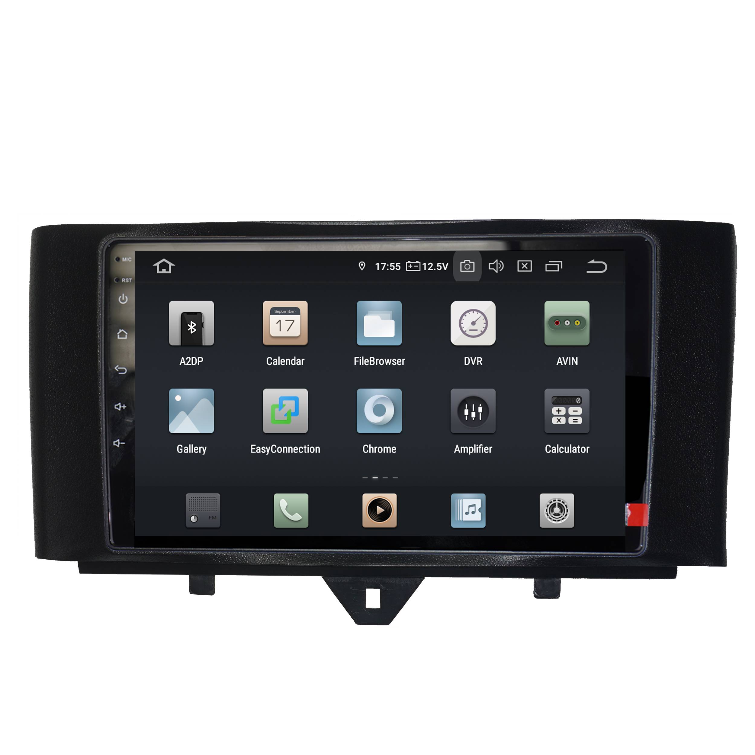 Für Smart 9" Touchscreen Android Autoradio GPS Navigation CarPlay AndroidAuto
